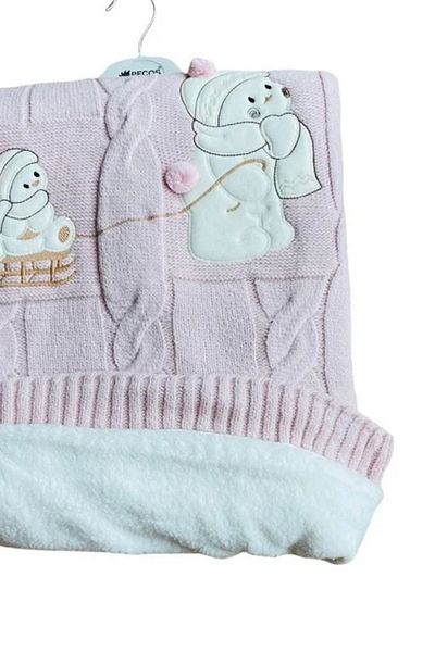 Recos Ultra Luxury Welsoft Knitwear Baby Blanket - Hoodie and Gift