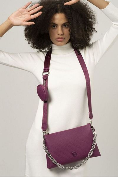 Valentino Orlandi Γυναικεία τσάντα Monogram Cross Strap Vlt039