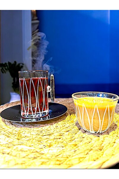 liveisthome طقم فناجين شاي وقهوة مكون من 18 قطعة