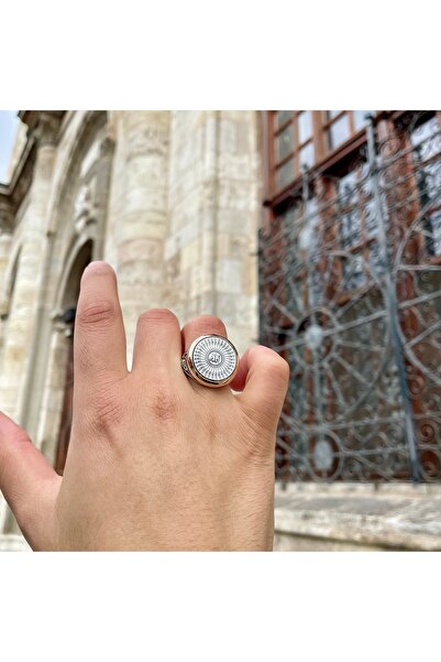 Sima Silver Gümüş Tasarım 35 Besmele dua Yazılı Trend Erkek Yüzük Takı