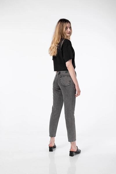 DRC trend Breman Smoked High Waist Soft Touch Comfortable Cut Mom Jean Jeans