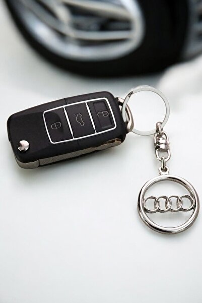 EUROMODA سلسلة مفاتيح مرسيدس بي ام دبليو أودي تويوتا هوندا - سلسلة مفاتيح بتصميم علامة تجارية للسيارة