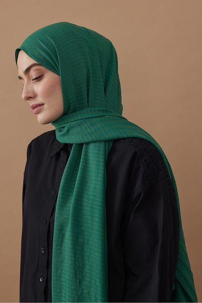 Modakaşmir Flex Plaid Shawl