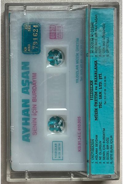 Plakevi İzmir Ayhan Aşan I'M Here for You Cassette (Original Period Edition Cassette)