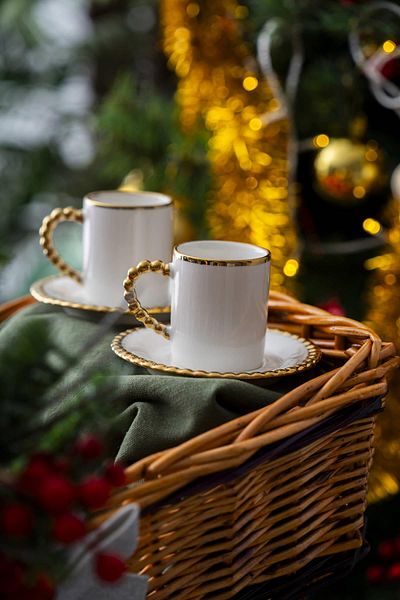ACAR Elvira 2-Person Coffee Cup Set - 90 ml