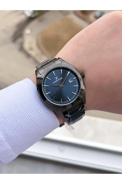 Daniel Klein Calendar Dial 30 Mt Water Resistant Men's Wrist Watch Fdk.13831.F6