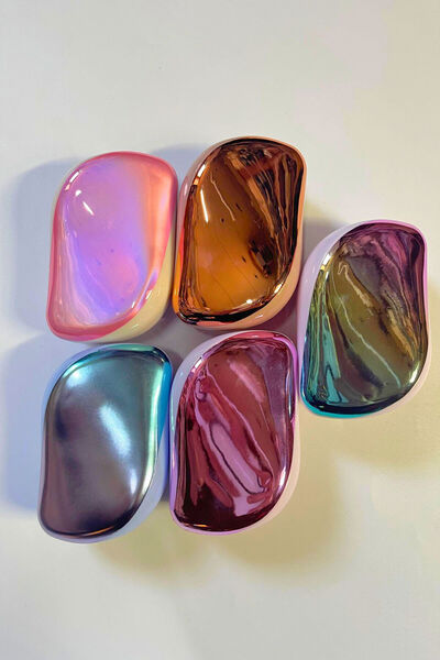 KARAASLAN Hava Yastığı Tarak Kıvırcık Saç Masaj Tarağı Sihirli Tarak Düğüm Ön...