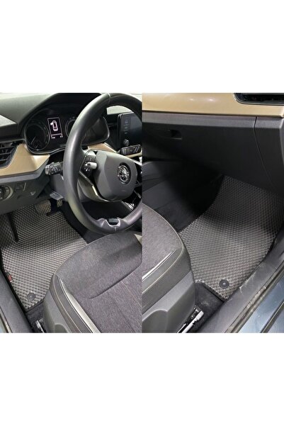 FLOORX Skoda Karoq 2018-SONRASI Araca Özel Yeni Nesil Akıllı Oto Paspas