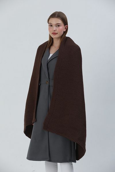 Sheilar Lings Knitted Knitwear Shoulder Shawl