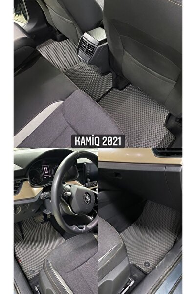 FLOORX Skoda Kamiq 2019-sonrası Uyumlu Araca Özel Akıllı Oto Paspas