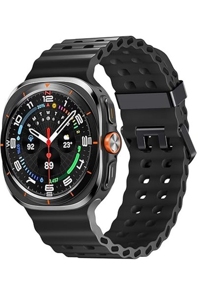 MMP SHOP Samsung Galaxy Watch 7 Ultra Uyumlu Ayarlanabilir Metal Tokalı Silik...