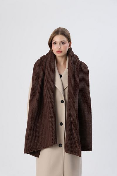 Sheilar Lings Knitted Knitwear Shoulder Shawl