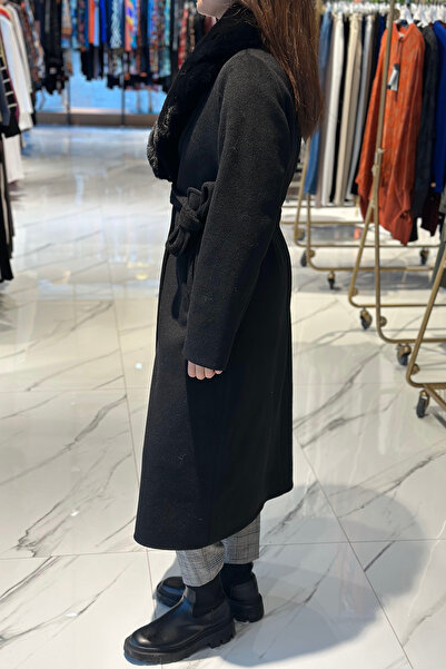 REMSA Black Stamp Coat 20100 - Double Collar