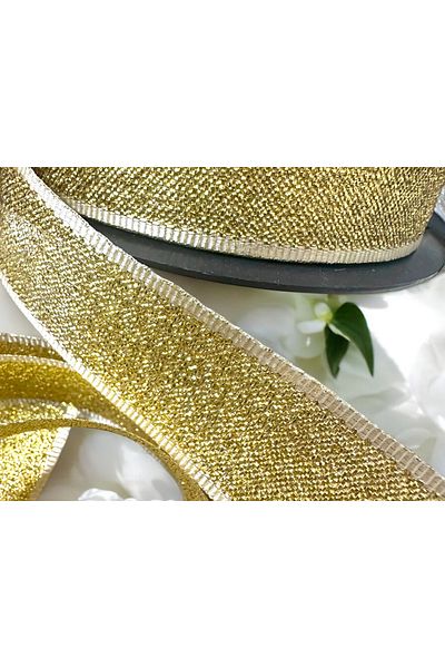 BukiroAtelier New Year's Glitter Shiny Ribbon - 2.5 cm 2 m