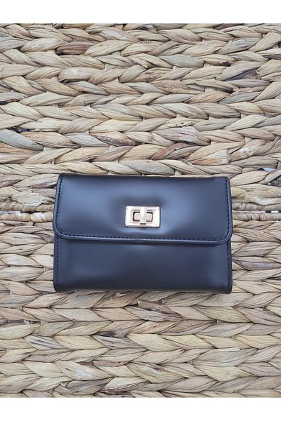 HKY Lock Model Medium Size Women's Wallet