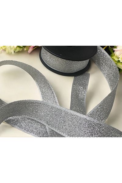 BukiroAtelier New Year's Glitter Shiny Ribbon - 2.5 cm 2 m