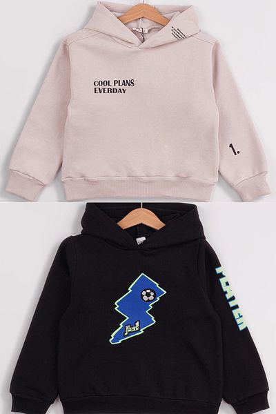 Harika KIDS Boy's 2-Pack Basic Sweatshirt
