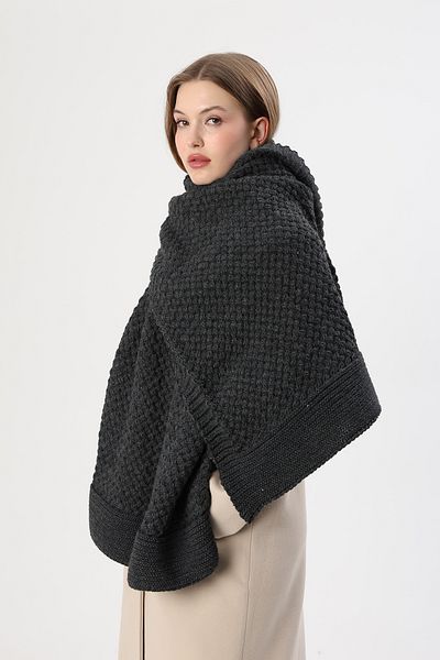 Sheilar Basket Knitted Knitwear Shawl