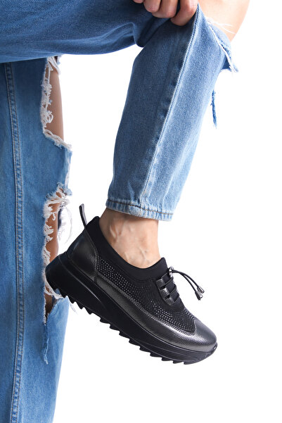 DELSOLERA Del'Solera Casual Sneakers - Leather, Lace-Up and Thick Sole