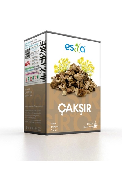 ESİLA شاي شاكر 20 كيسًا مفلترًا