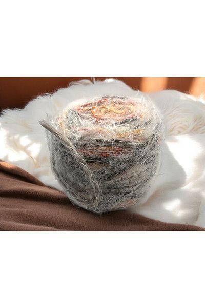 BukiroAtelier Πολύχρωμο Κεντημένο Λούτρινο Διχτυωτό - 200-265 γρ