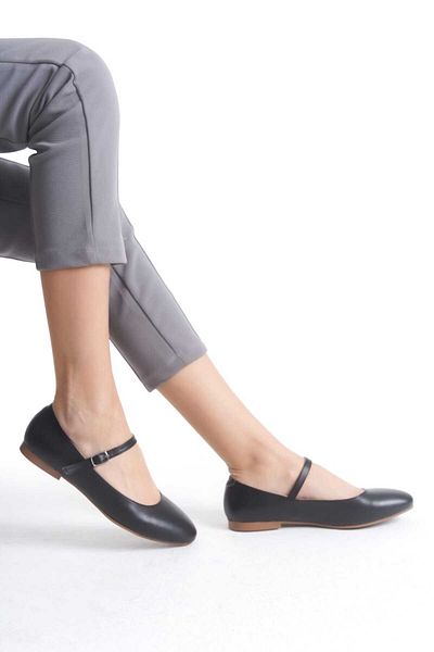 İDOL SHOES BALERINI CU BARRET DE PIELE VEGANĂ