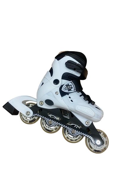 crayz toys Professional Lighted Silicone Caster Adjustable 2+2 Kids Adult Skates
