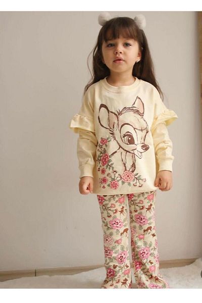 RAPAPA Girl's Untipped Top and Bottom Seasonal Suit 3735