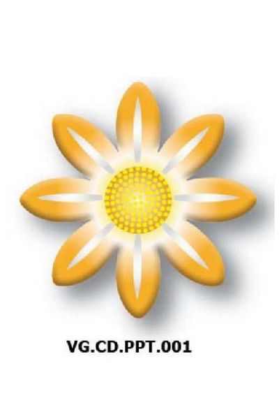 Korinitta Yellow Daisy Decor Chocolate 288 Pcs