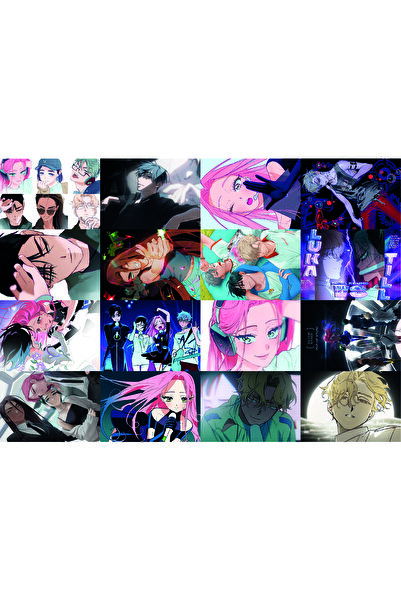 nihonwosekai Alien Stage Anime Poster Seti 16 ADET A6 Boy 10x15 cm