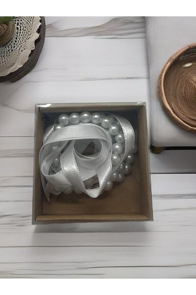 SavBrand Κορδέλα αρραβώνων με πέρλες, Κορδέλα αρραβώνων με πέρλες, Κορδέλα υπόσχεσης με πέρλες