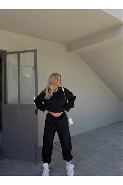 KTN Women's 3 Yarn Tracksuit Set