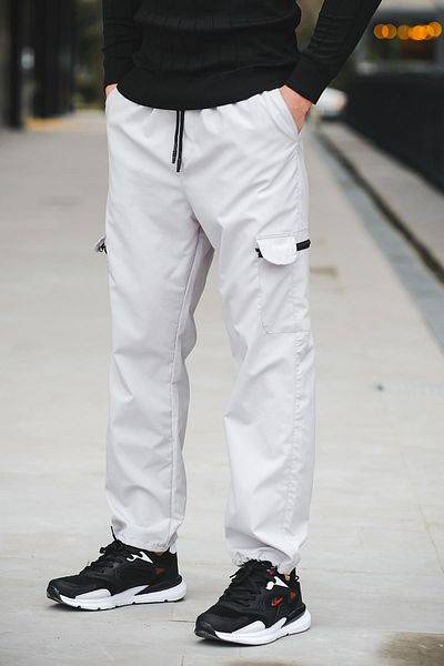 Oksit BL 2111 Court Parachute Straight Drawstring Leg Tactical Cargo Pocket Ανδρική φόρμα κάτω