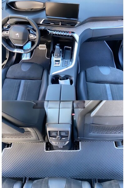FLOORX Peugeot 3008 2017-2024 Uyumlu Araca Özel Akıllı Oto Paspas