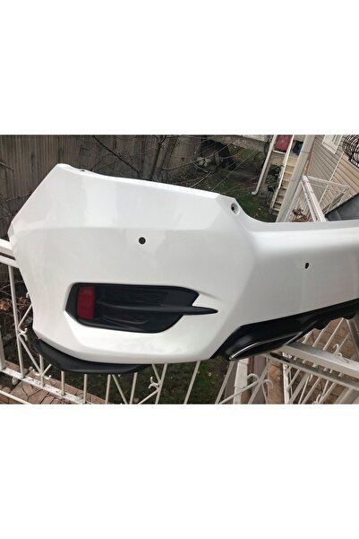 HYM TUNİNG Honda Civic Sedan Fc5 Kasa Arka Tampon Altı Flap Seti 2016 2019, Sağ Sol Takım Siyah Renk