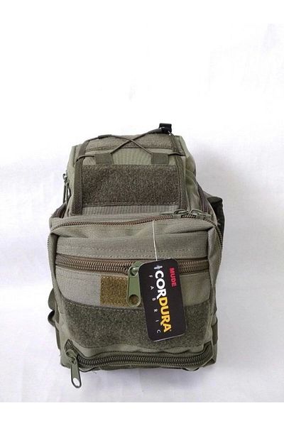 Askerimalzemelerim Strap Sport Crossbody Bag Khaki Color