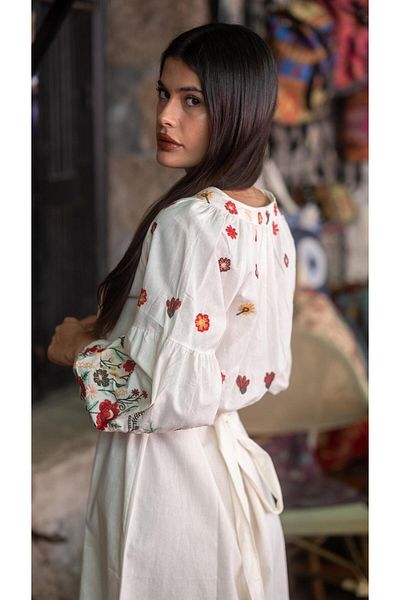 Miss Boheme Embroidered Dress