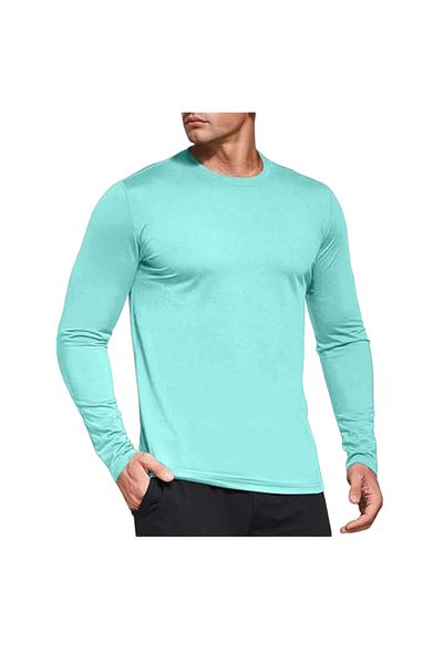 Mikro Ανδρικό μακρυμάνικο μπλουζάκι Lycra Basic