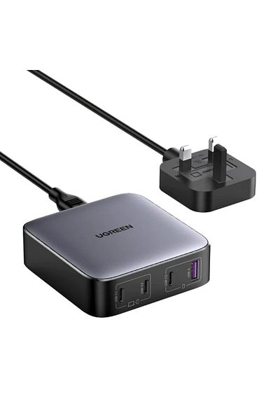 Ugreen Nexode Desktop Charger 3 USB-C Port and USB Port 100W - Gray