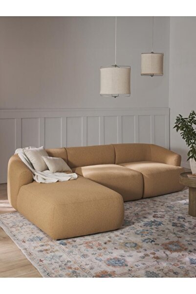 innature Wolke Modüler Köşe, Özel Bukle Kumaş Yumuşak Soft Oturum - Home