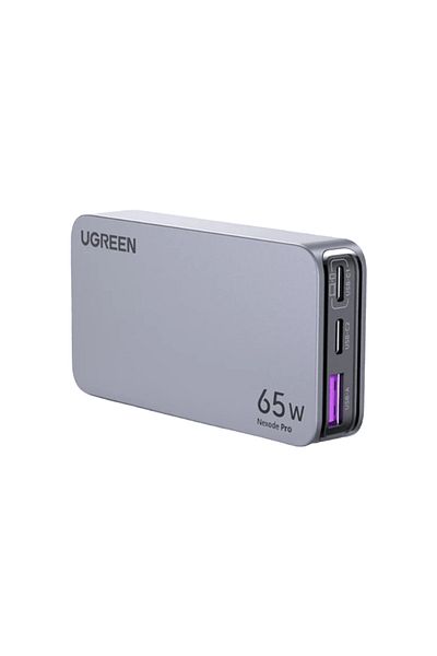 Ugreen Nexode Pro 3-Port GaN Ultra-Slim Fast Charger 65W - Space Gray