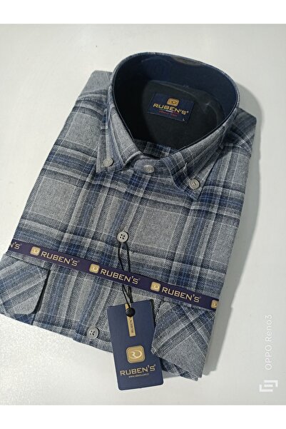 RUBENS GÖMLEK Класична сорочка з двома кишенями, 100% бавовна, зимова