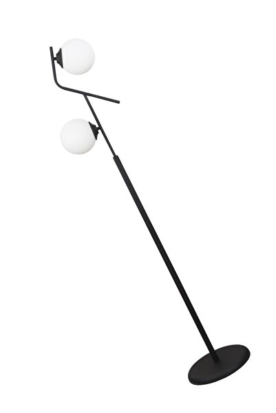 Taşcan Aydınlatma Lugo 2 Li Siyah Lambader Beyaz Camlı Modern , Oturma Odası ,Yatak Odası , Salon Lambader