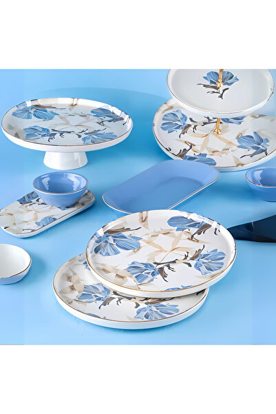 EMENUNU Acar Amanda 6 Kişilik 21 Parça Brunch Set - Zarif Ve Modern Tasarım