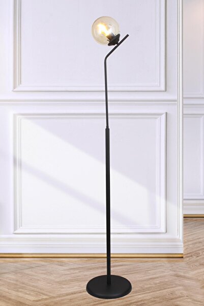 Taşcan Aydınlatma Parla Siyah Lambader Bal Camlı Yatak Odası Oturma Odası Sal...