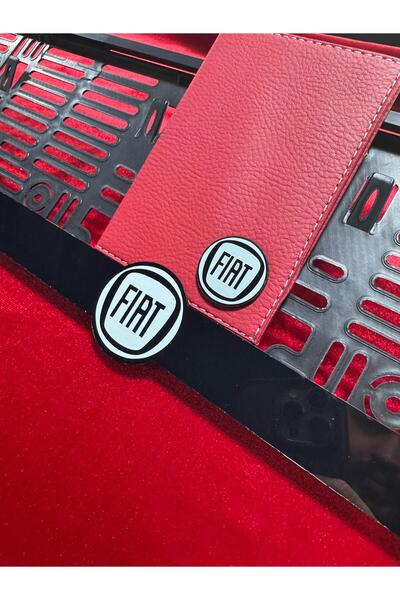 ATTA PAZARLAMA Parlak Pleksi Markalamalı Büyük Logolu Ruhsatlıklı Fiat Çift P...
