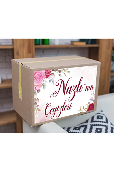 Home Çeyiz Kolisi Etiketi Kişiye Özel Tasarım