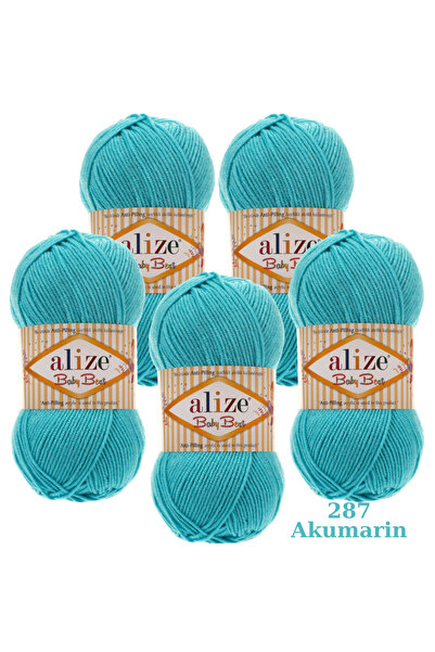 Ravepi Collection Alize Baby Best Pachet de 5 fire de tricotat manual Cod de ...