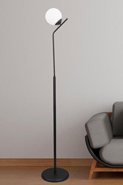 Taşcan Aydınlatma Parla Siyah Lambader Beyaz Camlı Yatak Odası Oturma Odası S...