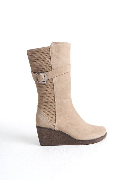 Elile Shoes Hakiki Deri 34-35 Numaradan 41-42-43-44 Numaraya Kadar Geniş Baldır Kadın Uzun Bot